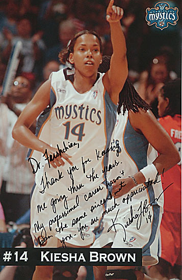 Kiesha Brown - Professional Basketball Player
